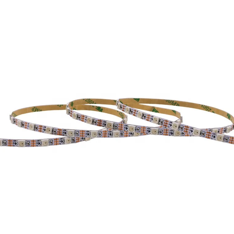 WS2812B RGB Dream Color Strip Light Flexible 60 LEDS 5mm Narrow Width PCB Led Pixel Lighting 5050 Individually Addressable DC5V