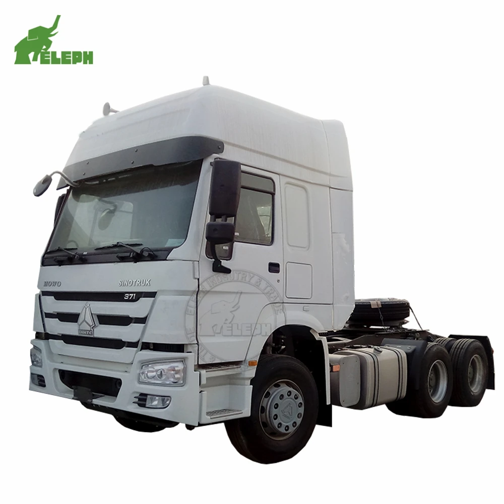 Howo  Head 4 Wheels Second Hand 4x2 Tractor Truck 3 Axle for Sale