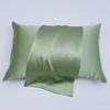 pea green Pure Silk pillow case cover