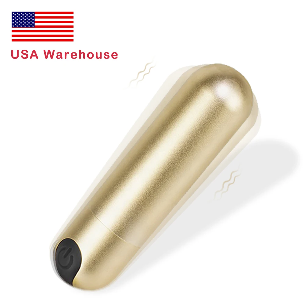 Micro Mini Ersatz wiederauf ladbare Sex-Produkte Long Chrome Power Bullet  Vibrator 10-Gang-Batterie mit Fernbedienung Indien