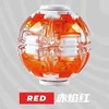 Pelota giratoria para aliviar el estrés [rojo transparente]