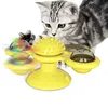 LED Interactive Cat Spinning Toy-Yellow