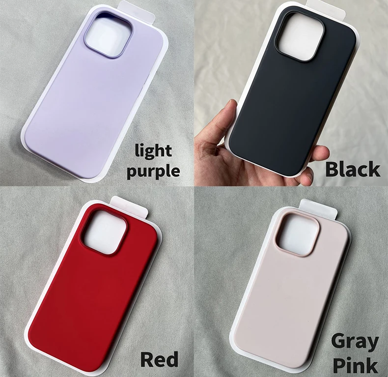 Original 1to1 Liquid Silicone Mag Safes Phone Cases For Apple Magnetic ...
