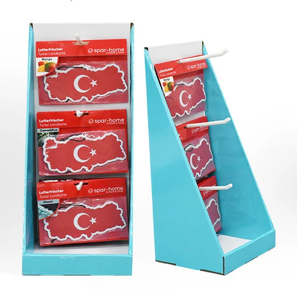 Custom Cosmetics Cardboard Sunscreen Cream Counter Display Unit Corrugated Paper Display Box