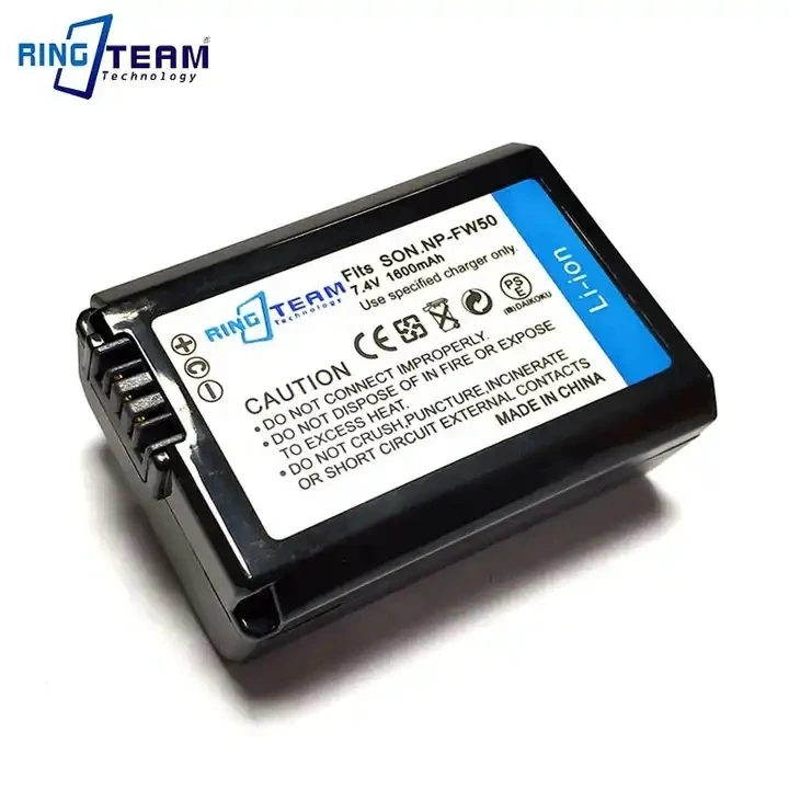 7.4V 1600mAh Rechargeable NP-FW50 Battery Pack NPFW50 Lithium ion Batteries for Sony Alpha A3000 A3500 A5000 Cameras supplier