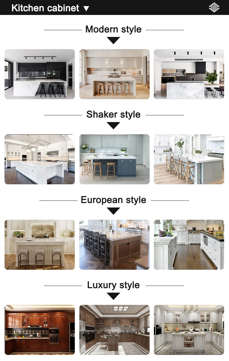 Armarios De Cocina De Estilo Agitador Negro,Armarios De Cocina De