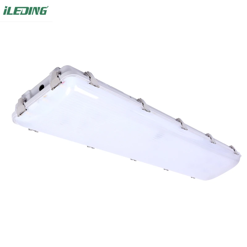 Industrial Sensor Control Led Linear Vapor Tight Warehouse Light Fixture 100W 85W 75W 65W