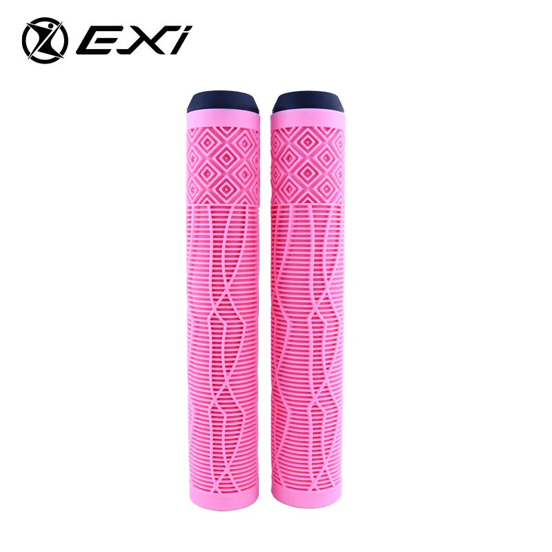 Custom Pattern Performance Anti-Slip TPR Bicycle Grips  TPR BMX Freestyle Mountain Bikes Multi-Colored Handlebar Grips