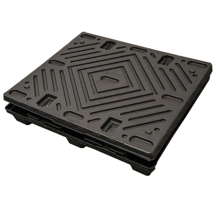 High Quality Foldable Stackable Automotive Parts Waterproof Storage Stacking Plastic PP Pallet Box Bin