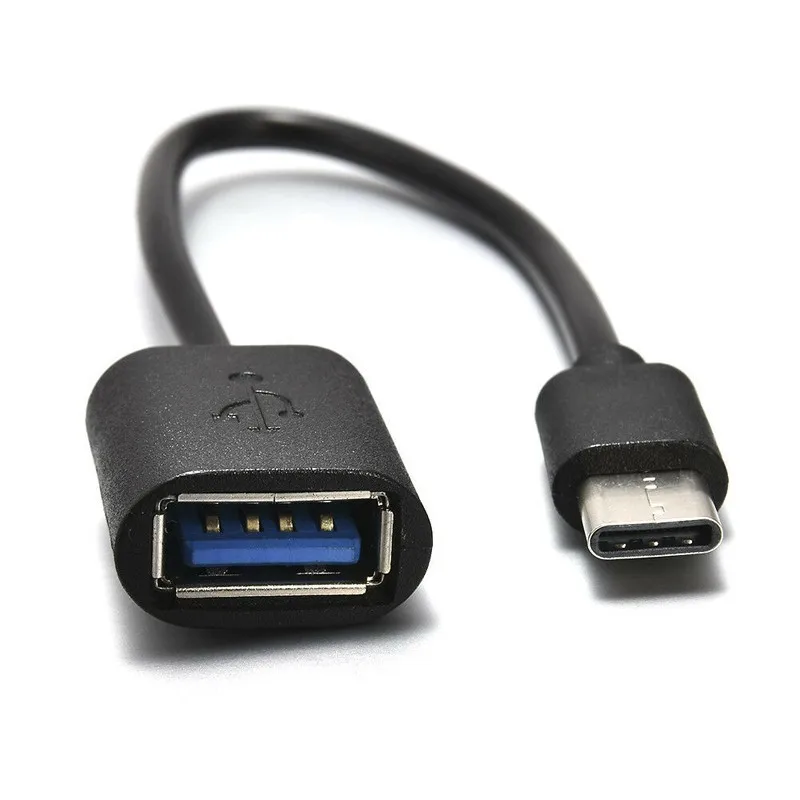 Computer Cables New USB 3.1 C Male to USB 3.0 A Female Adapter Converter USB Type C Black Cable Length: AS The Photo 