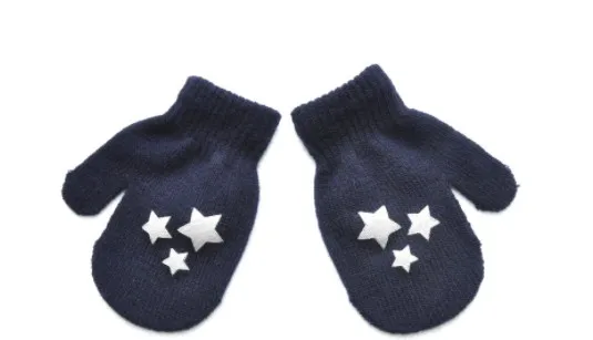 Волшебные Детские теплые перчатки, модные Мультяшные перчатки, забавные зимние перчатки