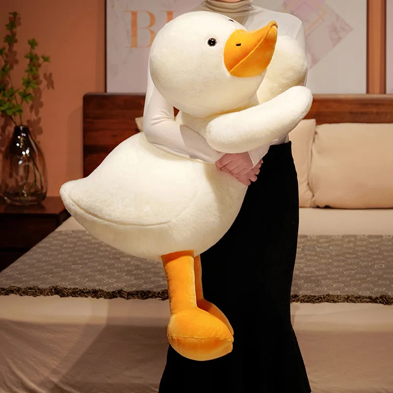 Comfort Lying Cushion Big Duck Plush Pillows Toys Stuffed Long Pillow Duck Peluche Giant Duck Plush Alibaba