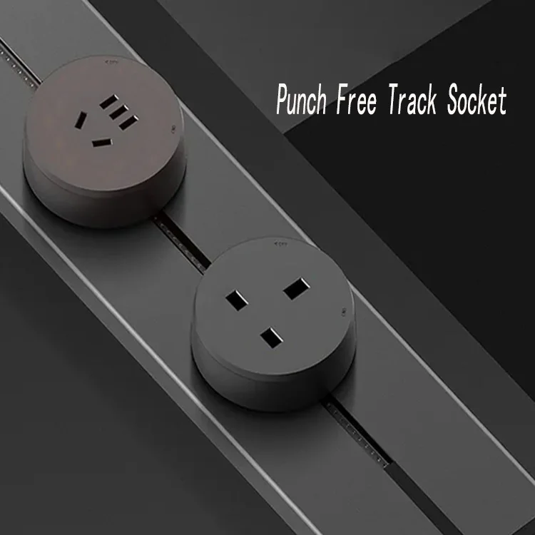 Moveable Track Socket With 2 Usb Socket for Train