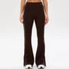 Flare leggings-Coffee