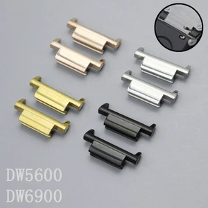 Custom 20mm 22mm DW5600 DW6900 Strap Modified Connector Quick Release Modified Stainless Steel Watch Accessories Head