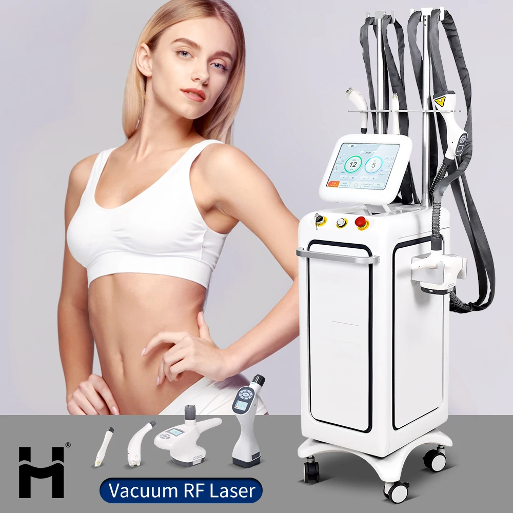 Vela Body Shape Infrared Rf Vacuum Cellulite Removal Vacuum Roller Rf Slimming Machine for Beauty Salon