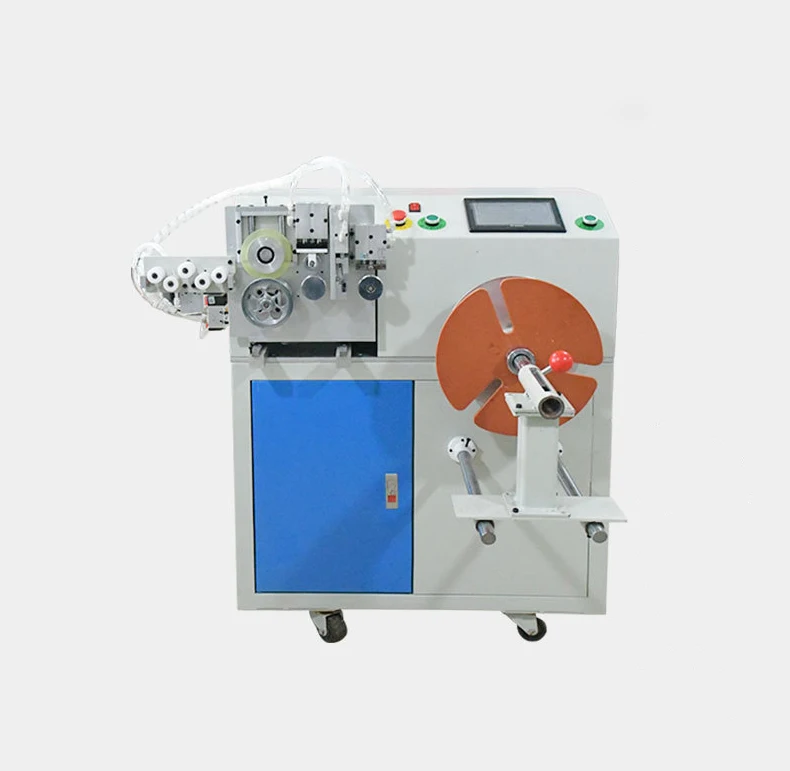 Length Measuring Electric Wire Spooling Cable Bobbin Wind Rewind Tie Tying Machine