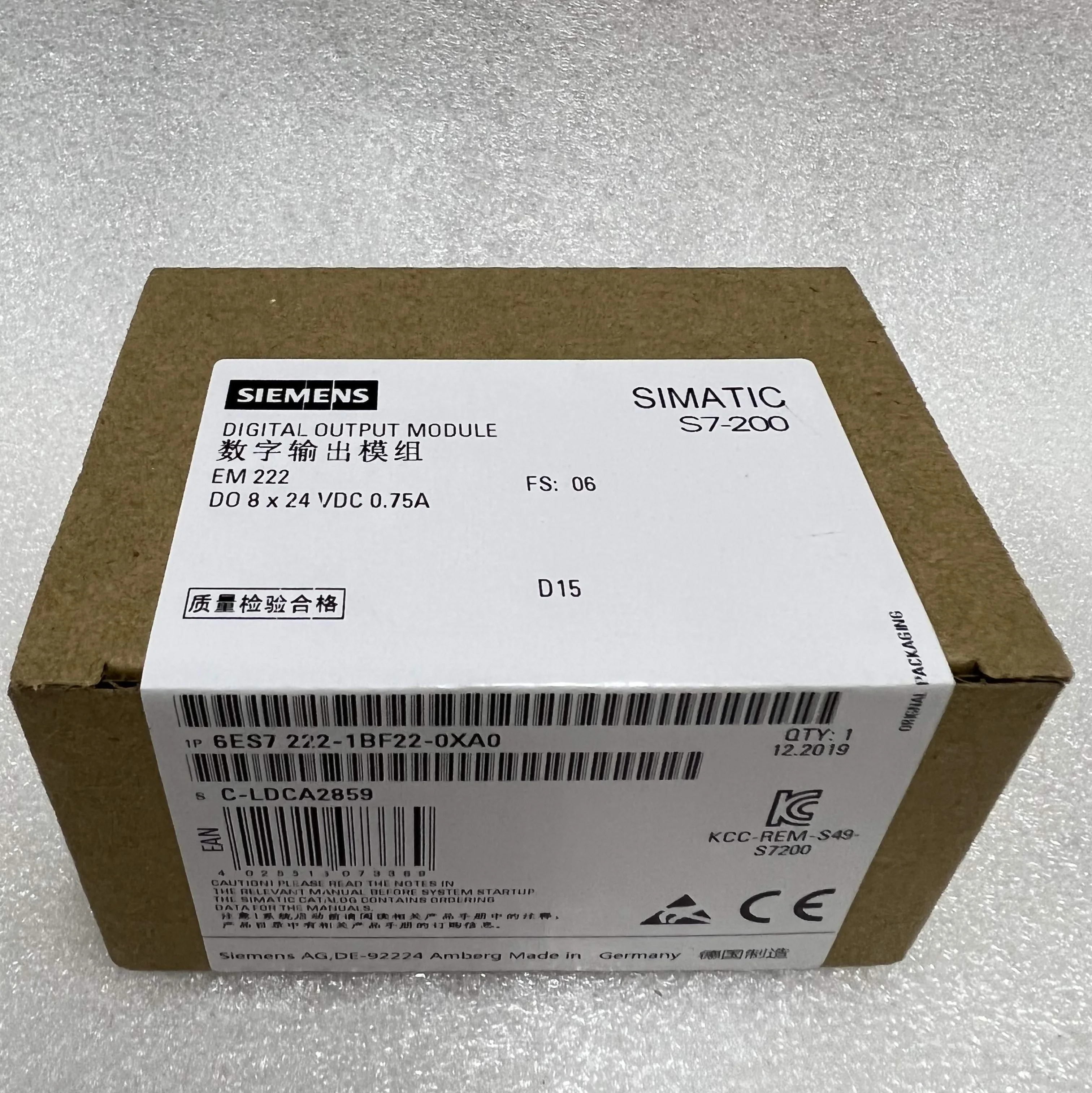 Siemens SIMATIC S7-200 Digital Output Module 6ES7222-1BF22-0XA0 Siemens SIMATIC S7-200 Digital Output Module 6ES7222-1BF22-0XA0