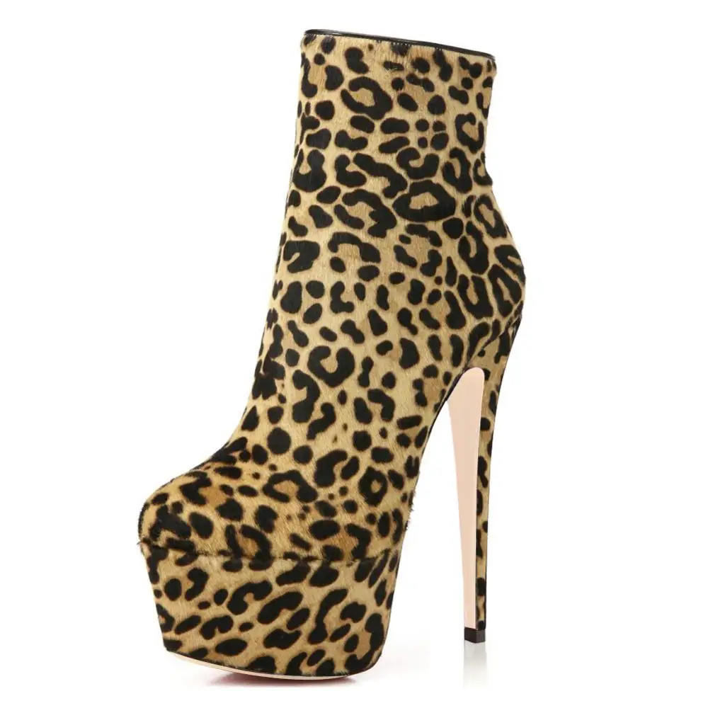 platform leopard boots