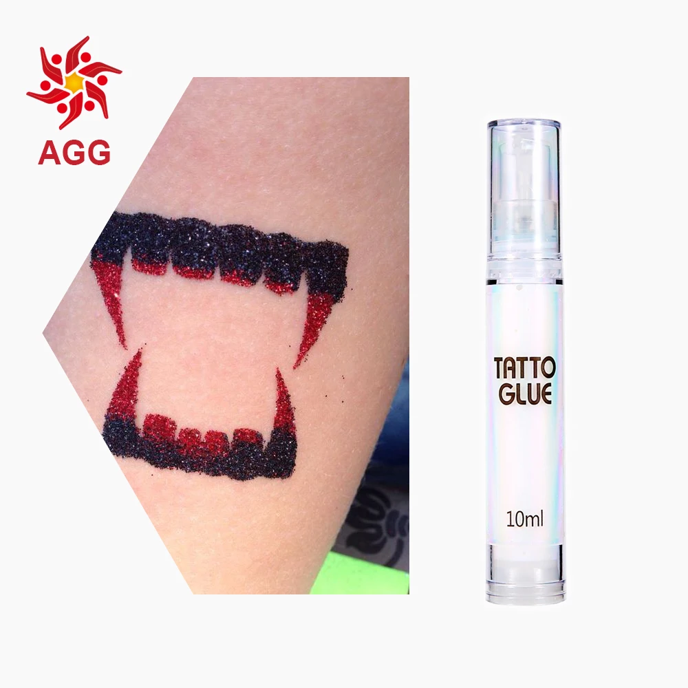 10 мл клей для татуировки боди-арта Прочный Блеск тела фиксации Белый