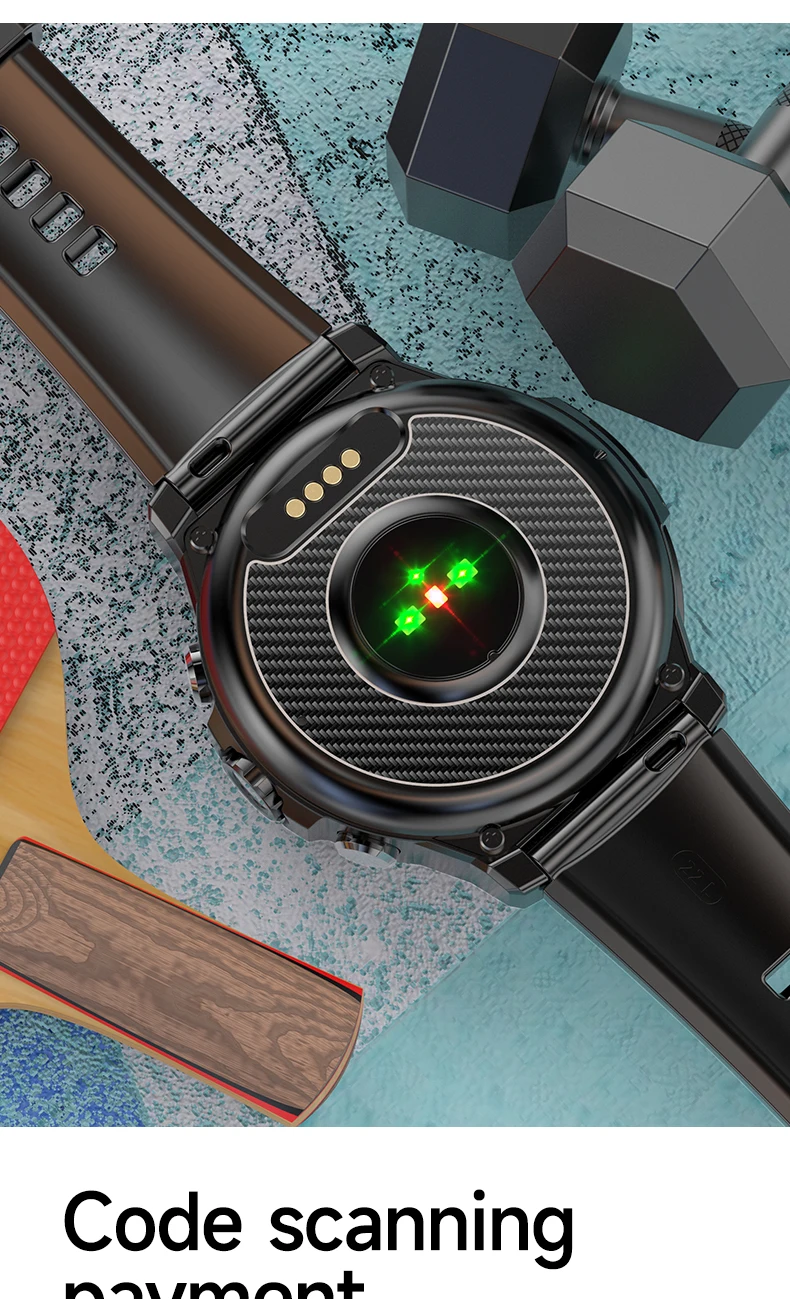 A5 Touch Screen Smart Watch 6+128g Pluggable 4g Sim Card Dual Camera