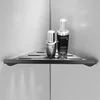 Black corner shelf