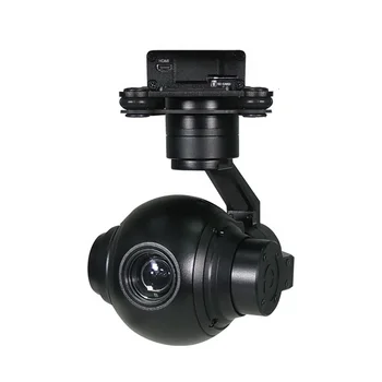 Foxtech SEEKER-10 V2 10X Optical Zoom UAV Camera With 3-axis Gimbal for Public Security Monitoring