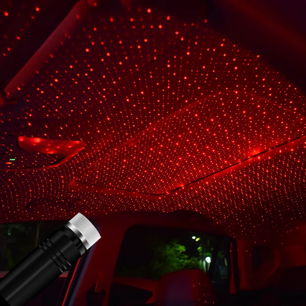 1 pièce Lampe De Projecteur Ciel Étoilé Nuit Romantique LED USB Galaxie  Étoile Pour Toit De Voiture Et Chambre Plafond, Mode en ligne