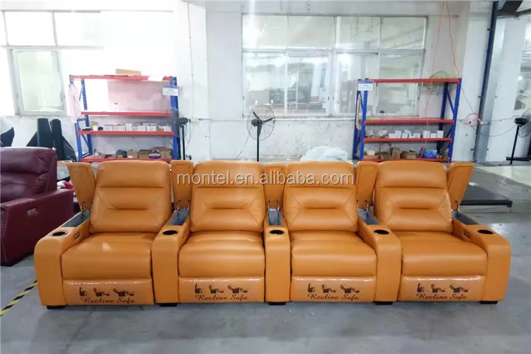 Montel 4 Seater Electric Cinema Sofa Home Theater Seating Furniture