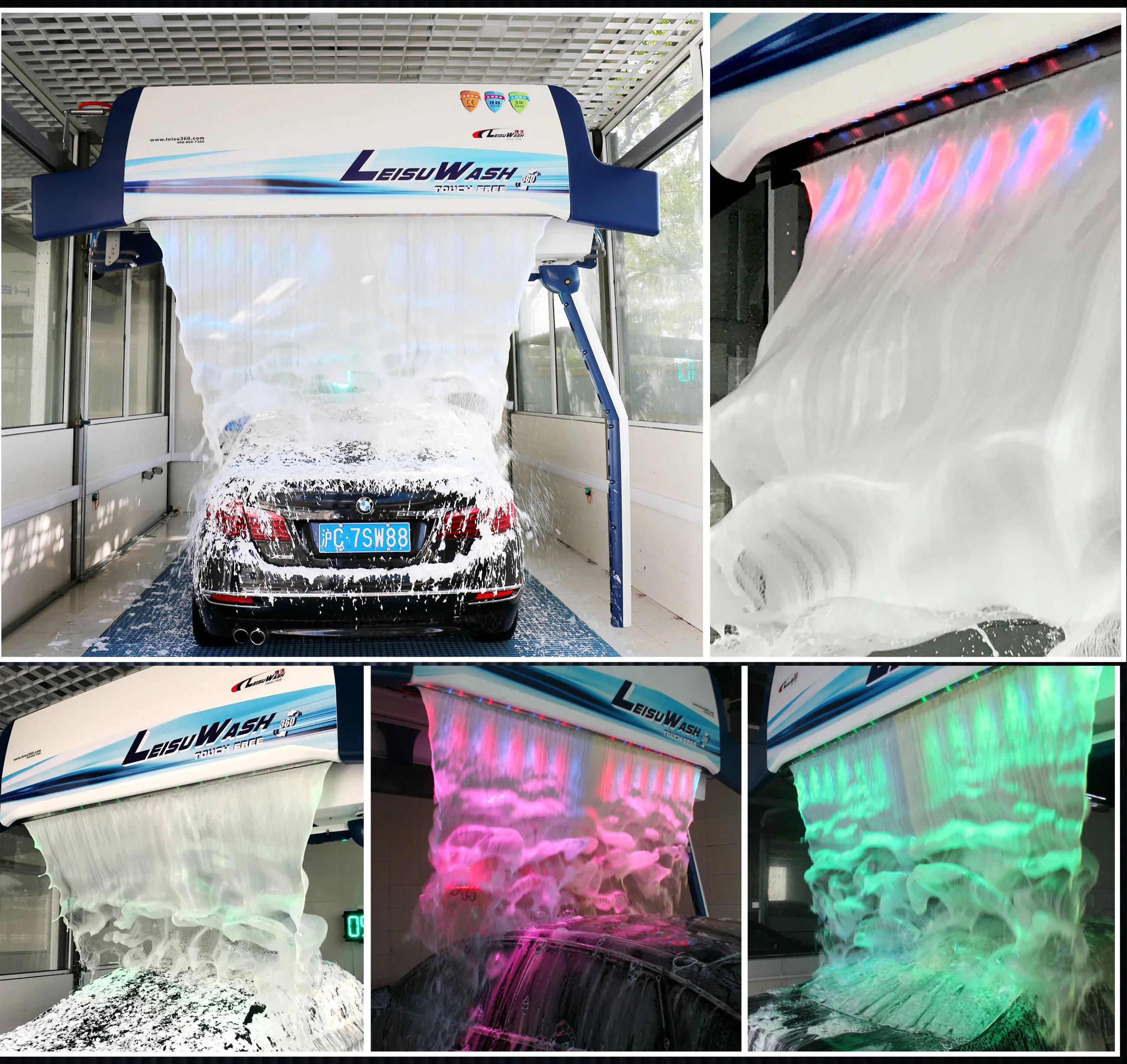 Leisu Wash 360 Plus Car Wash Machine Automatic Touchless Robotic Car Washig System Tecnologia 6705