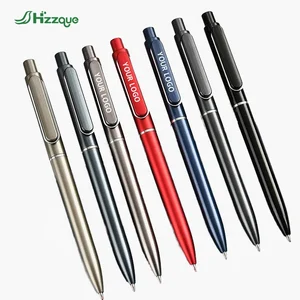 Advertising Pen Custom logo Press Multi-color Sports Novelty Metal Plastic Ball Point Pen Business Promotion Gift Pen