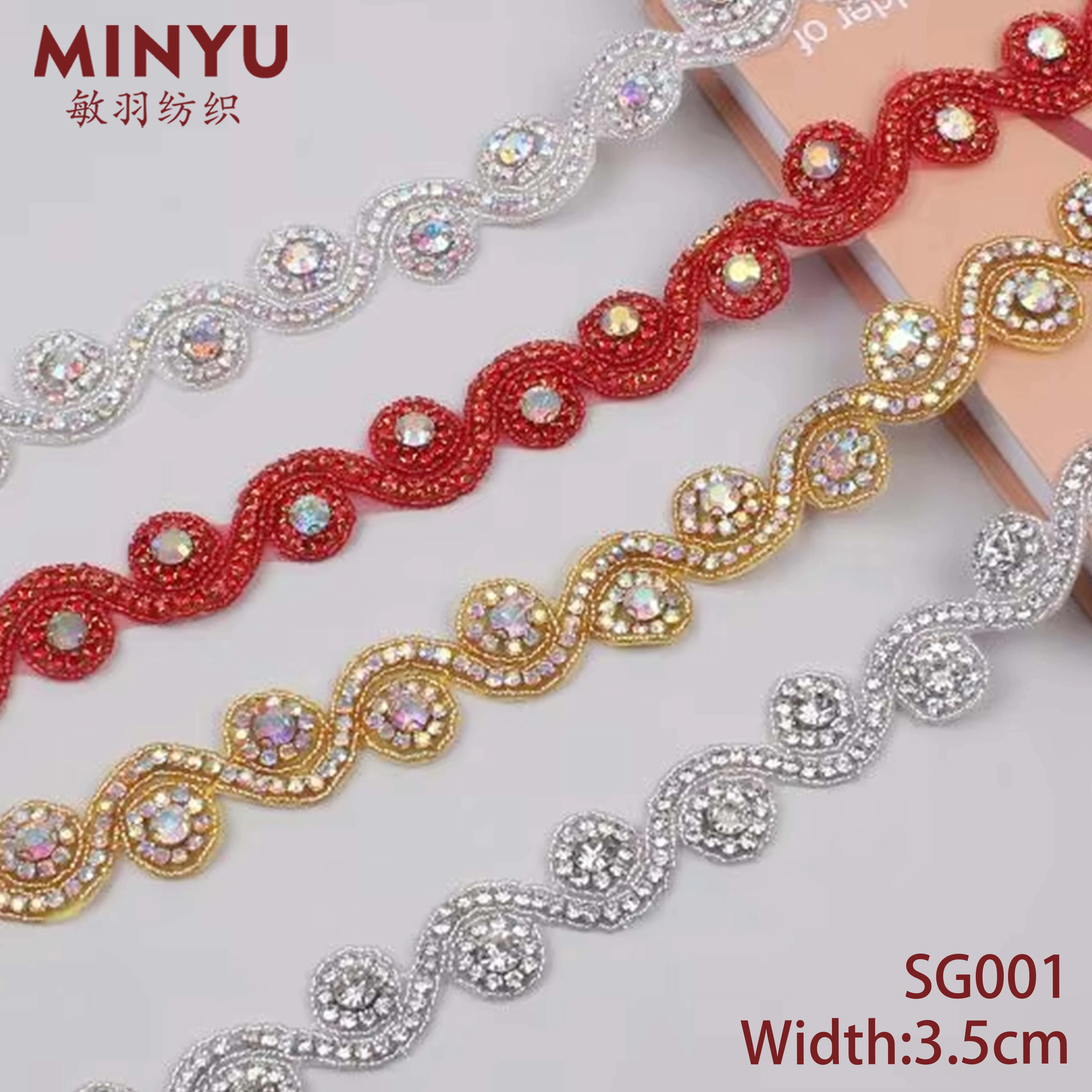 rhinestone beads for dresses Shop Lana Rhinestones Bodice Applique – KikiTextiles
