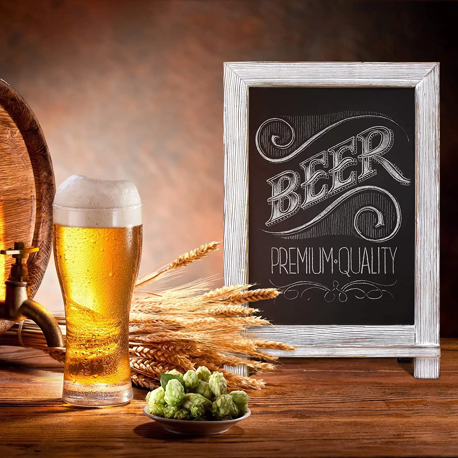 Настольная доска для стирки в деревенском стиле, подвесная Магнитная настенная доска, небольшая настольная доска, мольберт