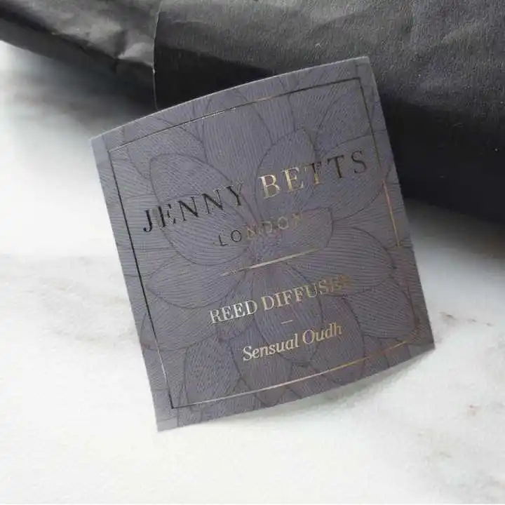 Custom Logo Vinyl Adhesive Candle Labels Stickers with Scratch-Off Feature for Promotion Exhibition & Grocery Use details