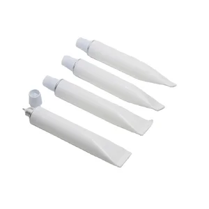 Novelty Advertising White Blank Toothpaste Shape Tube Ball Point Pen for Promotional with Heat Transfer Printing