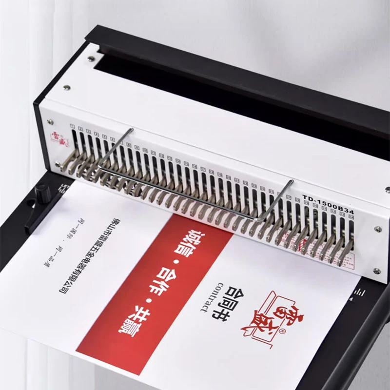 Square Hole Binding Machine - Manual Wire Binder TD-1500B34