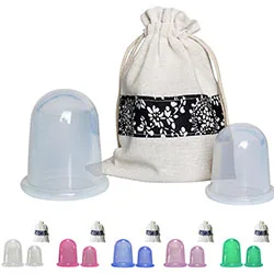 Best Chinese Cup Set for Anti Cellulite silicone facial cupping for face