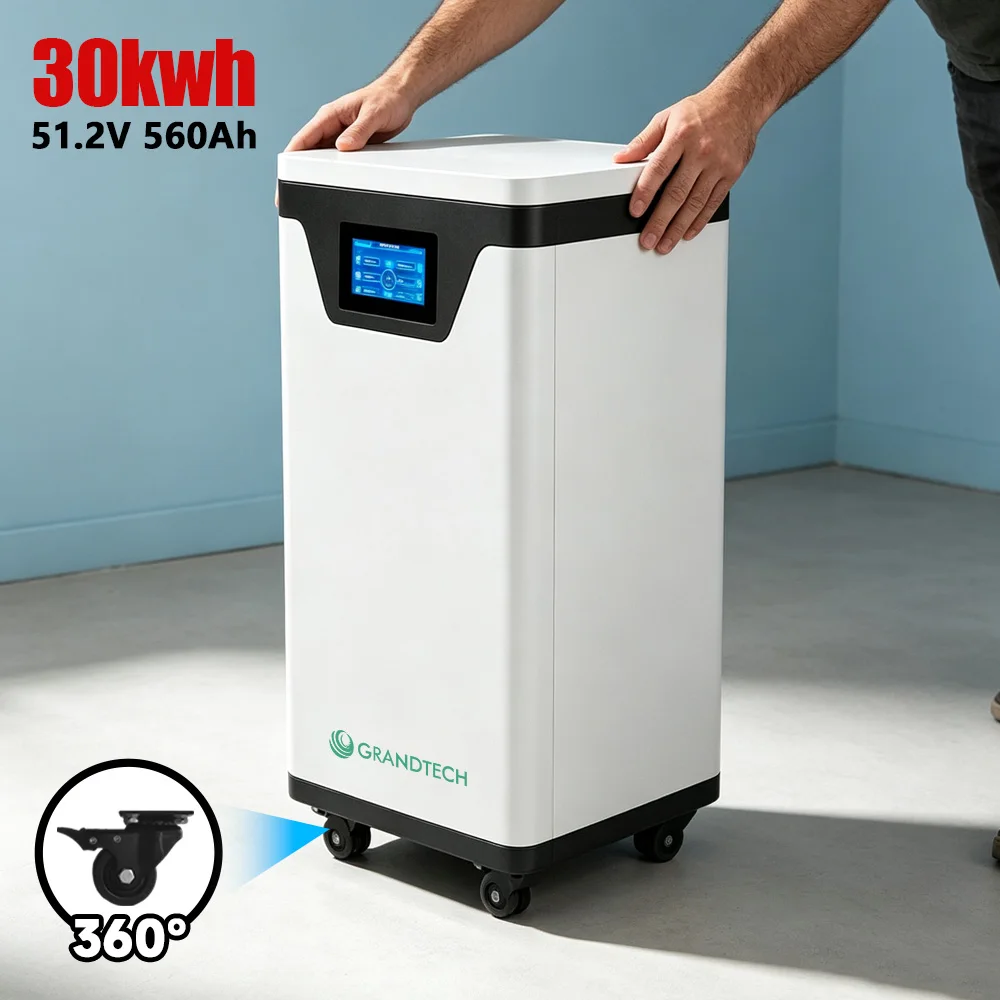 High Power 30Kwh Lithium Battery 51.2V 560Ah 400Ah 300Ah 280Ah 48V Home Energy Storage Batteries Lifepo4 System With Pulleys