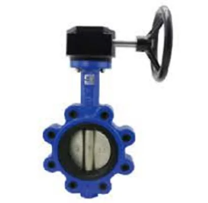 PN16 Worm Gear Operation Ductile Iron Soft Back Against Clamp Butterfly Valve