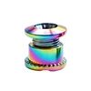 Colores del arco iris galvanizados.