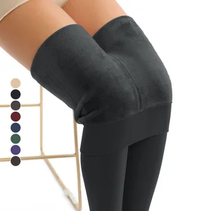Autumn Winter 300g Popular Thermal Tights Cross-Border Extra-Large Size Fleece-Lined Thickened Pearl Velvet Casual Waist