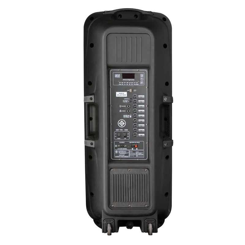 MBA Double 12 Inch  Party Box Speak  Plastic Portable Bt Speakers Authentic pa Portable Bt Speaker