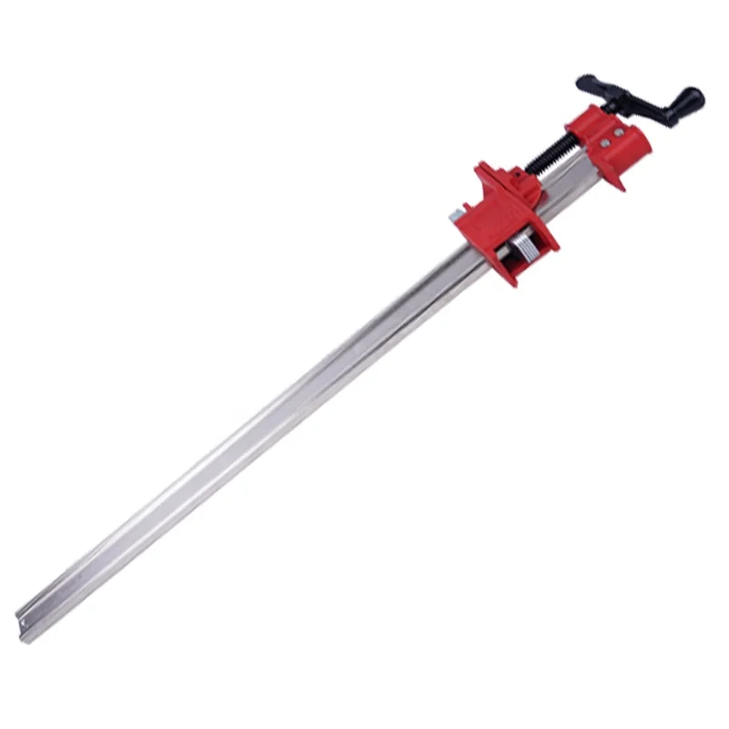 A 24inch Heavy Duty Metal Ftype Quick Water Pipe Fixture for Carpenters with Strong Compressive Force Used for Fixing Clamps
