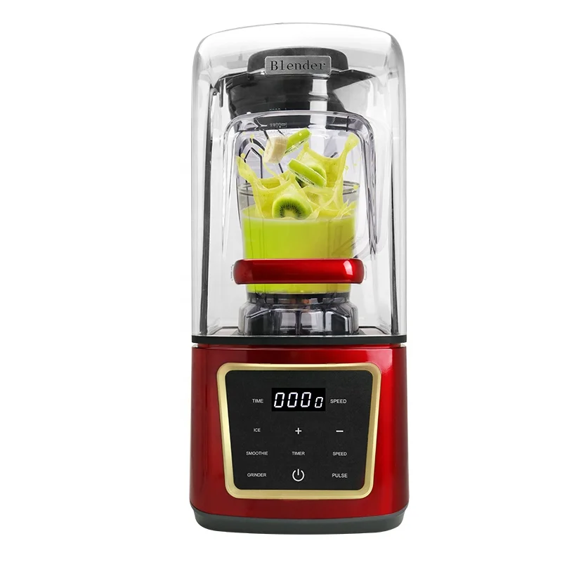 4L 5 Liter Commercial Table Blender With Sound Cover Lower Noise Industrial Blender Touchpad Control Blender for Hotel