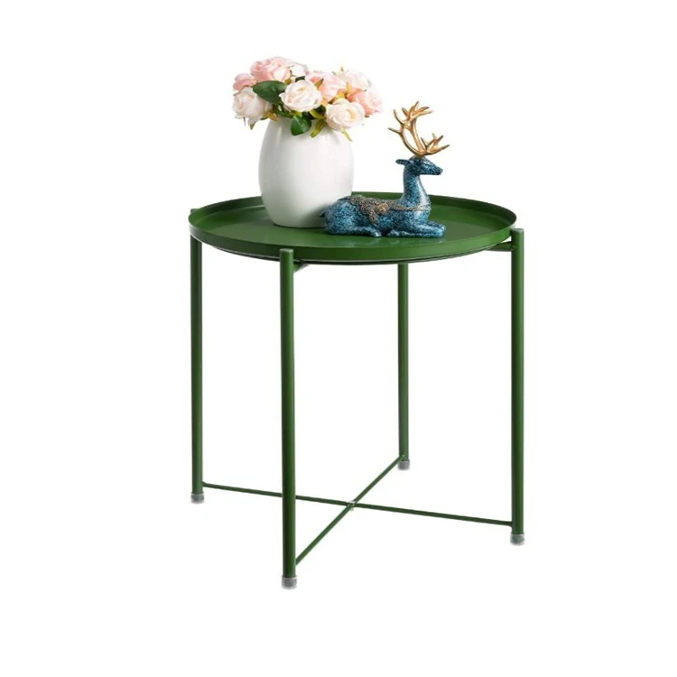 Metal End Table Sofa Table Small Round Side Tables Anti Rust And Waterproof Outdoor Sobro Coffee Table Buy Wholesale Custom Safe Secure Arne Jacobsen Coffee Table For Kitchen Home Parlor Bedroom Handmade