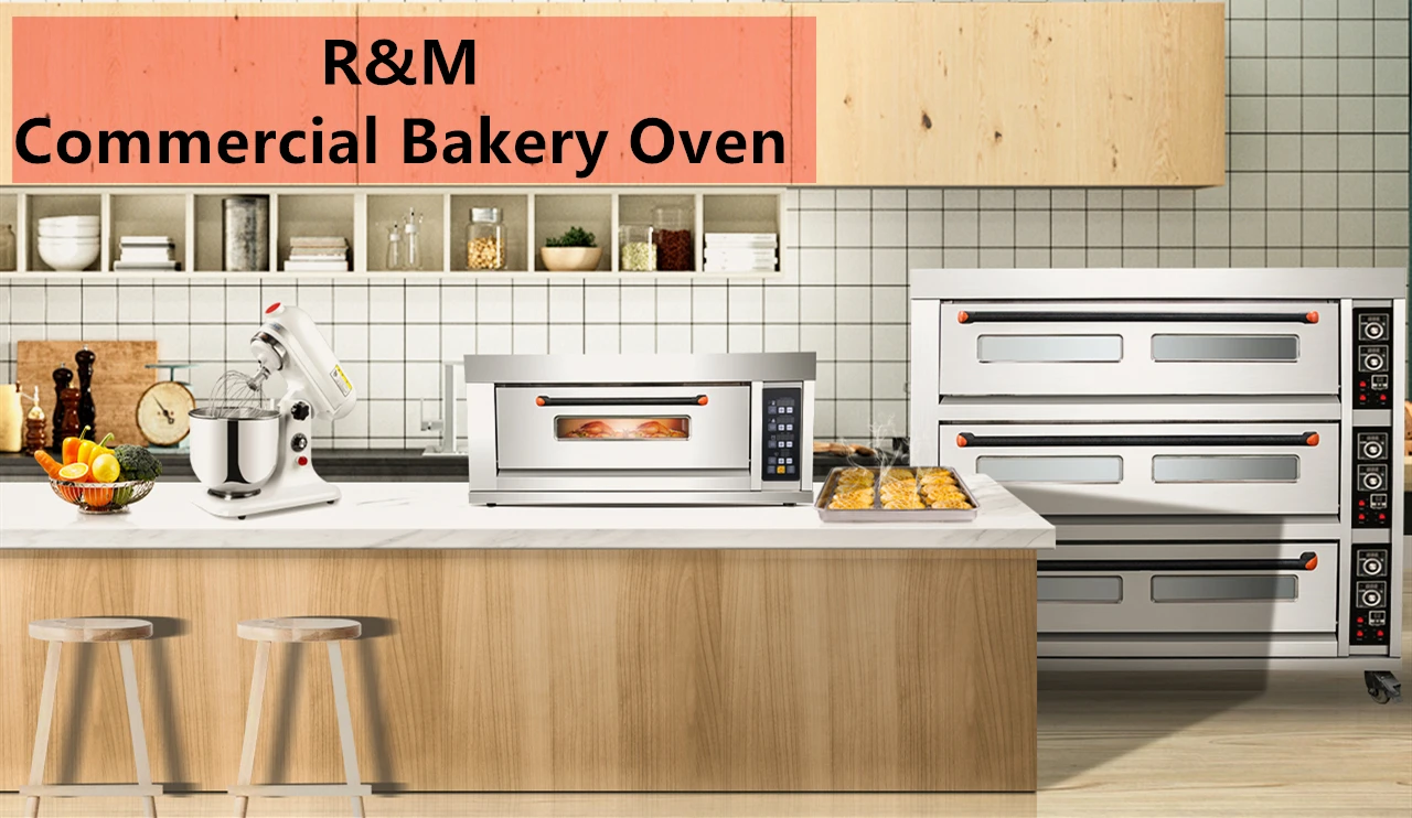 Commercial bakery oven deck oven