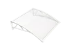 White bracket transparent board