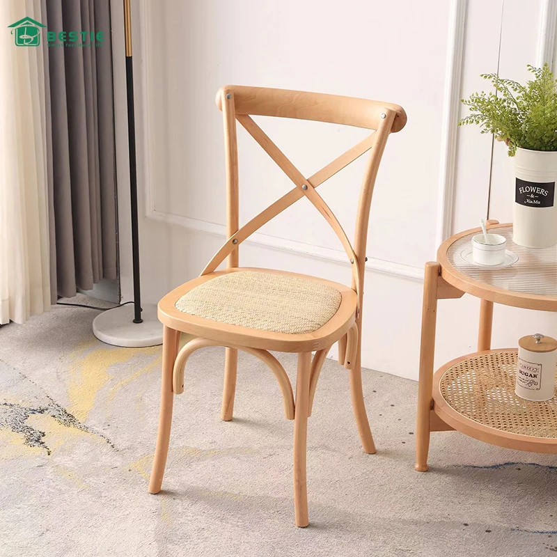 Shop Our Factory Wooden Stackable Cross X Back Chairs