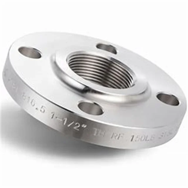 Stainless Steel 316 304 Butt Welding Flange 3000# 300# Pressure Threaded Customized Size Best Selling