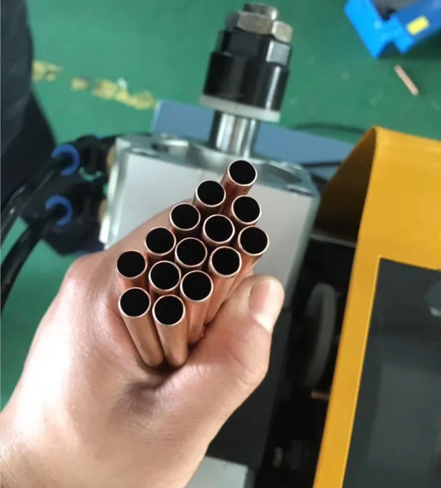 Automatic Burr-free Chippless Coiled Tube Pipe Straightening and detail photo BOBO Machine automatic burr-free chippless coiled tube pipe straightening and shown in a detail photo for this news article
